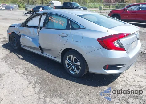 2016 Honda Civic Lx z USA, uszkodzony, nr VIN 19XFC2F59GE200621